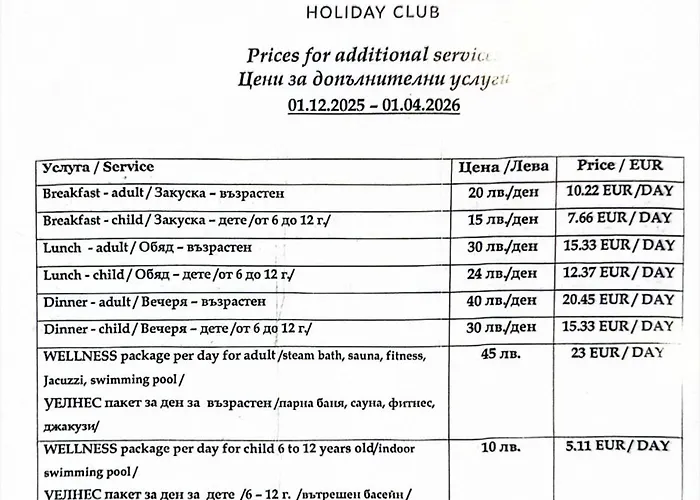 Apartment Deluxe In Belvedere With Terrace Bansko